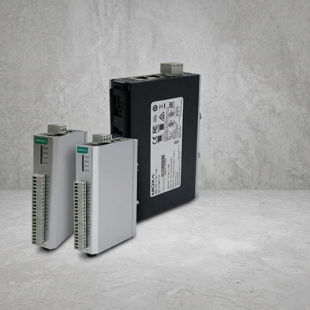 SERVIDOR DE E/S ETHERNET MOXA IOLOGIK E1240 (8 ENTRADAS ANALÓGICAS - MODBUS/TCP)