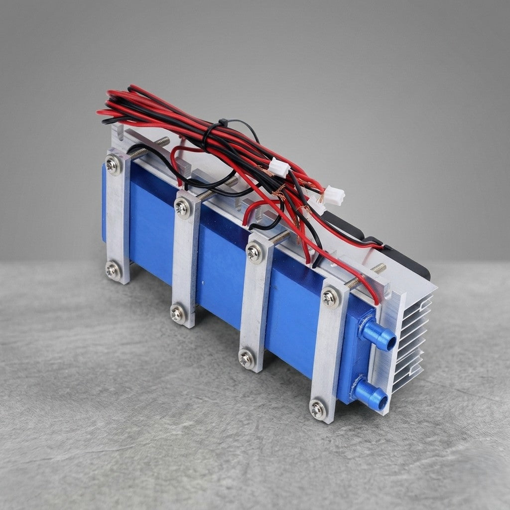 SISTEMA DE ENFRIAMIENTO TERMOELÉCTRICO PELTIER INDUSTRIAL DE 4 CHIPS (12V - 288W