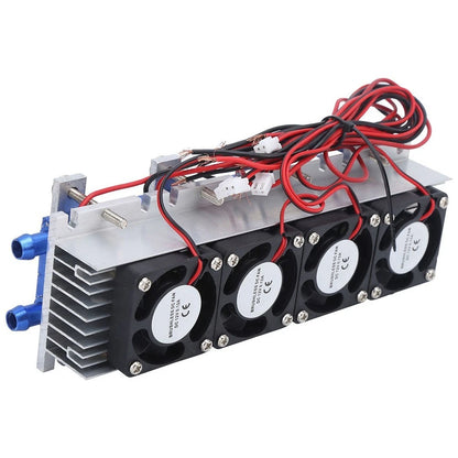SISTEMA DE ENFRIAMIENTO TERMOELÉCTRICO PELTIER INDUSTRIAL DE 4 CHIPS (12V - 288W