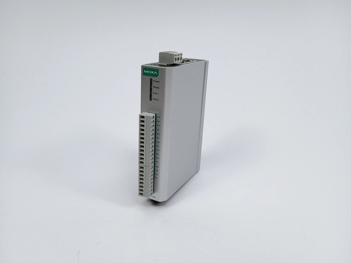 SERVIDOR DE E/S ETHERNET MOXA IOLOGIK E1240 (8 ENTRADAS ANALÓGICAS - MODBUS/TCP)