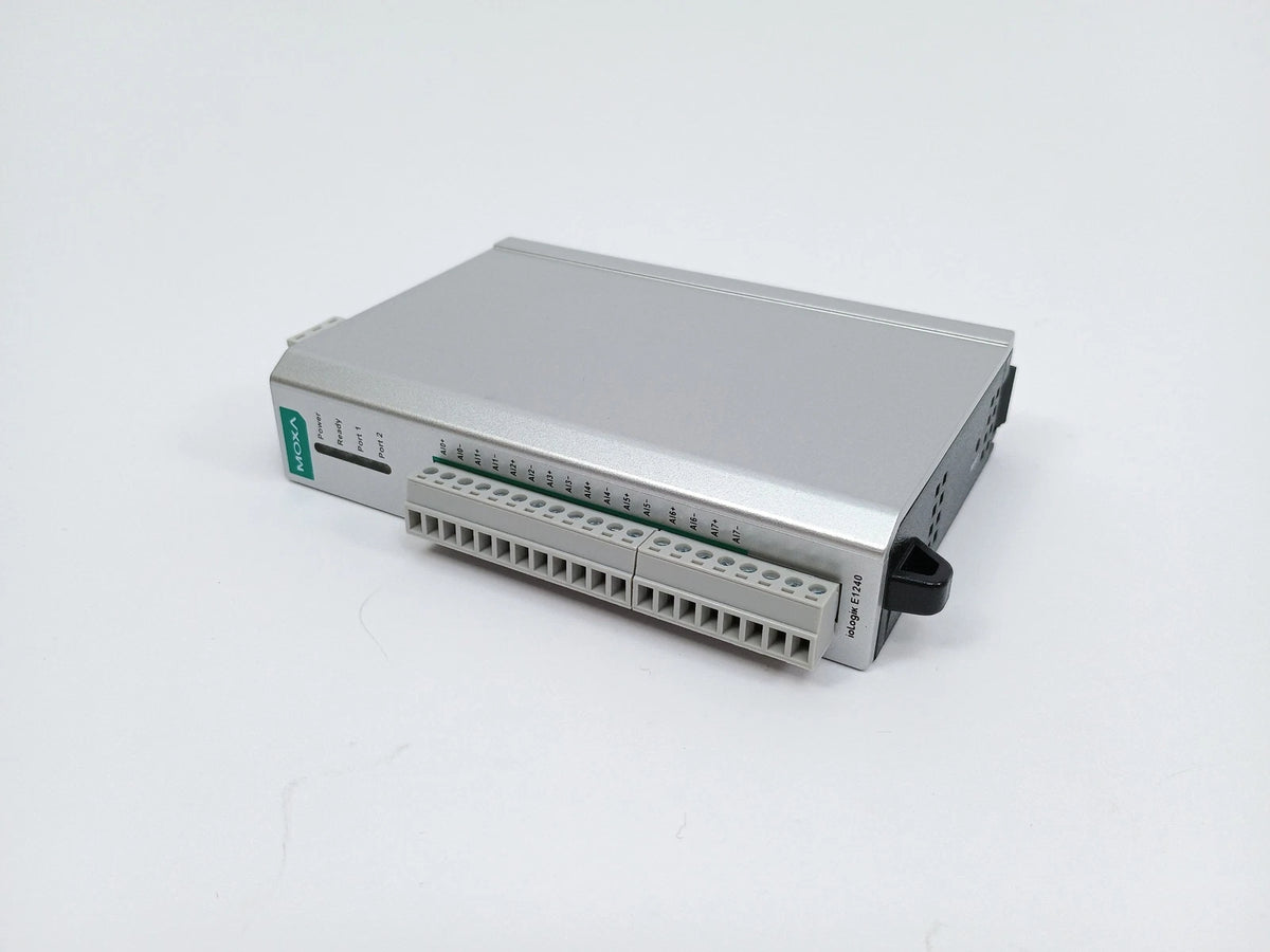 SERVIDOR DE E/S ETHERNET MOXA IOLOGIK E1240 (8 ENTRADAS ANALÓGICAS - MODBUS/TCP)